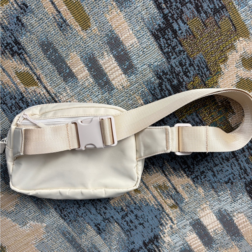 Cream Belt Diaper Bag